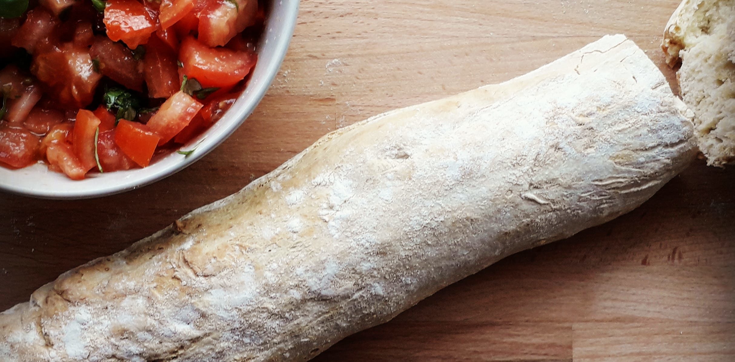 Pane ciabatta – facile, veloce, vegan